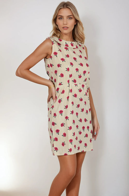 Moana Abstract Printed Dress