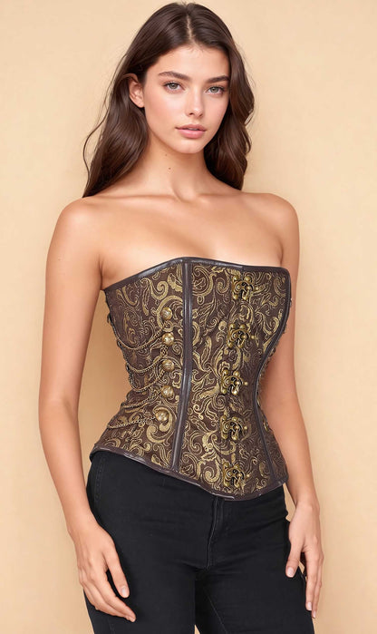 Clark Overbust Steampunk Corset