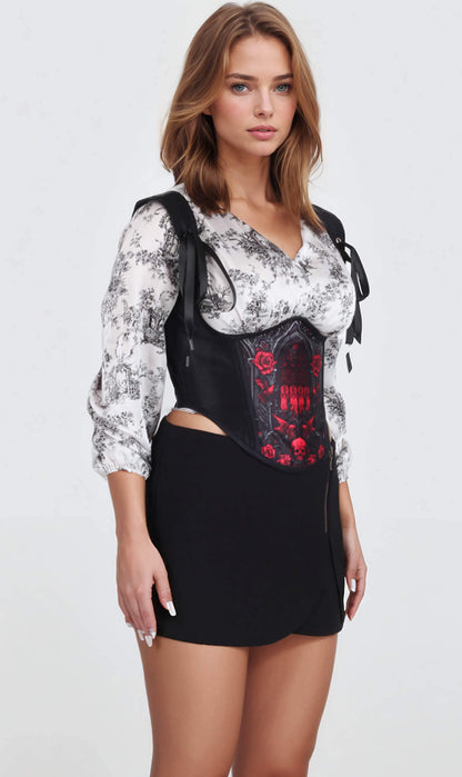 Elyyse Black Underbust Corset