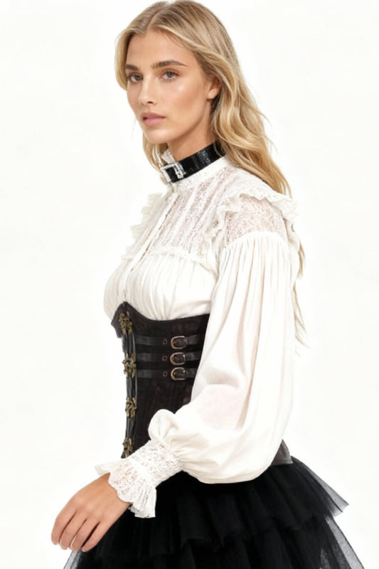 Leyla Curvy Waist Trainer in Clasp Opening