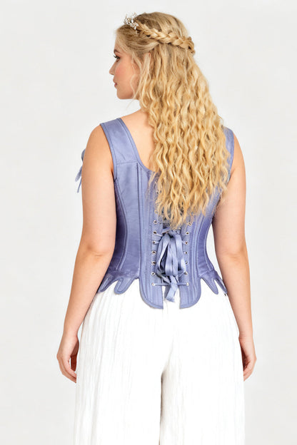 Powder Blue Dawnette Overbust Corset