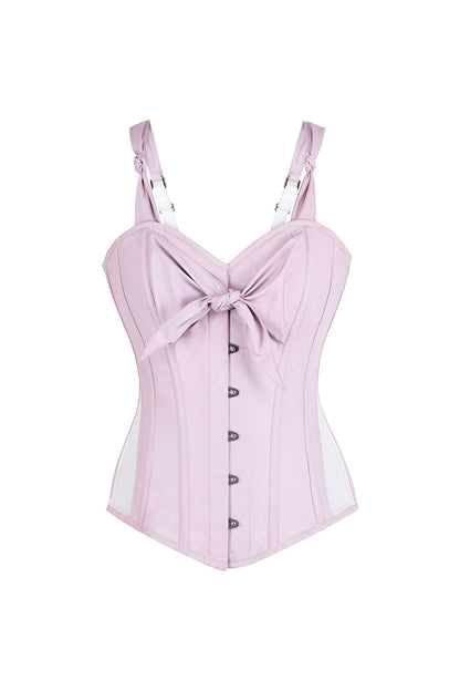 Gerarda Dusty Rose Overbust Corset