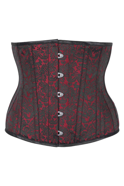 Maroon Shanedra Underbust Corset