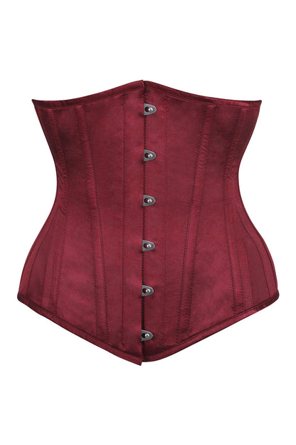 Dannee Burgundy Underbust Corset