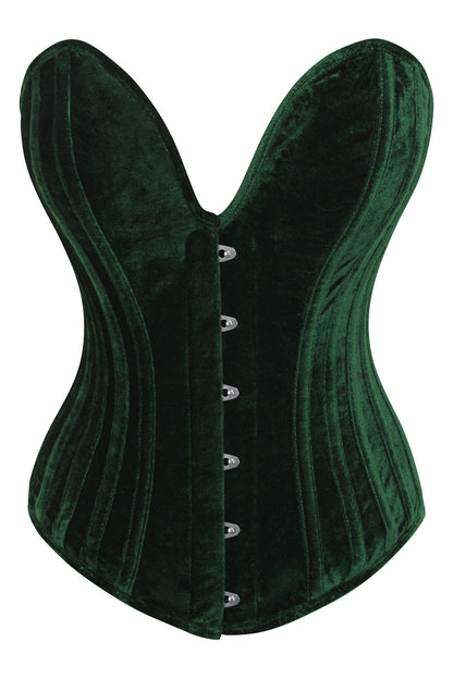 Emerald Velvet Hiroko Overbust Corset