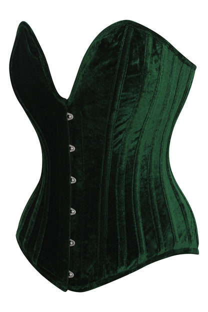 Emerald Velvet Hiroko Overbust Corset