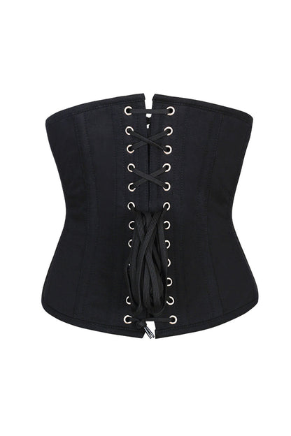 Midnight Black Hetty Underbust Corset