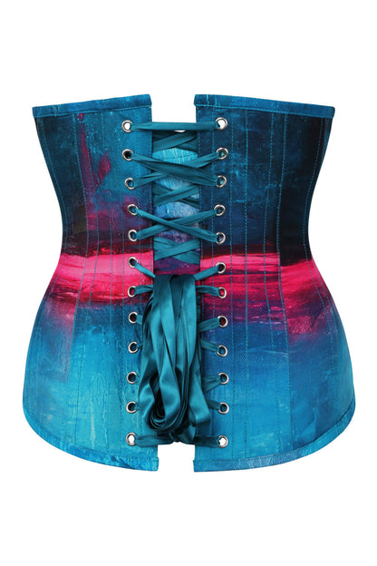Aurora Ocean Jolissa Digital Printed Underbust Corset