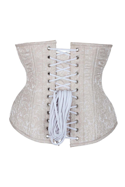 Dannee Ivory Brocade Underbust Waist Training Corset