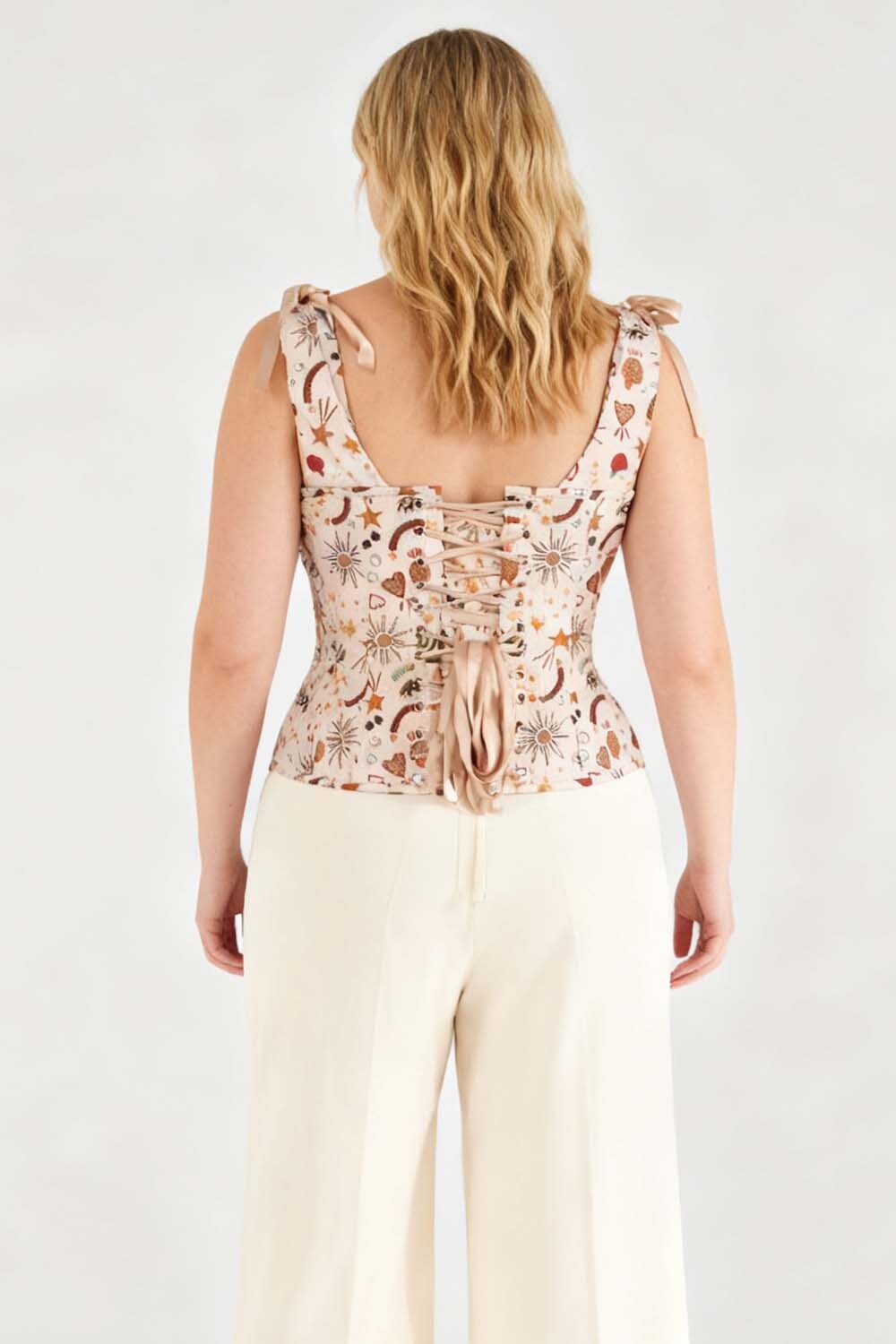 Beige Darnisha Mystical Overbust Corset