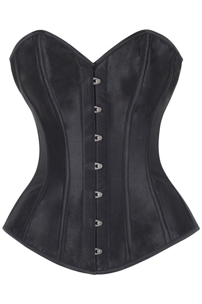Midnight Black Navya Gothic Overbust Corset