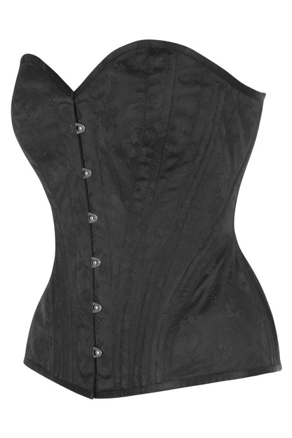 Midnight Black Novalee Overbust Corset
