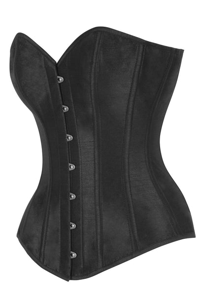 Midnight Black Navya Gothic Overbust Corset
