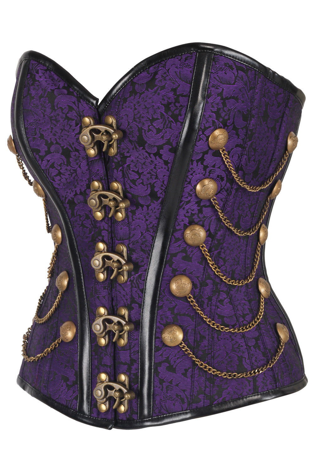 Deep Purple Jewelyn Overbust Corset