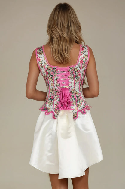 Mitsue Victorian Rose Garden Overbust Corset