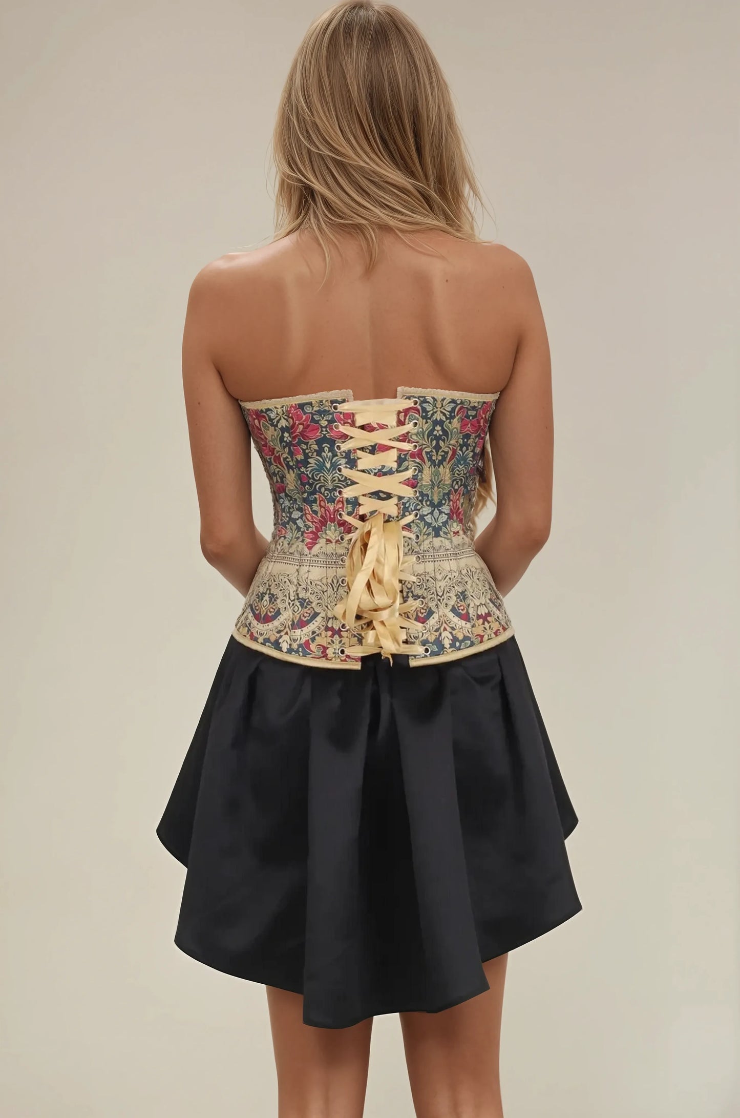 Janaya Victorian Satin Corset