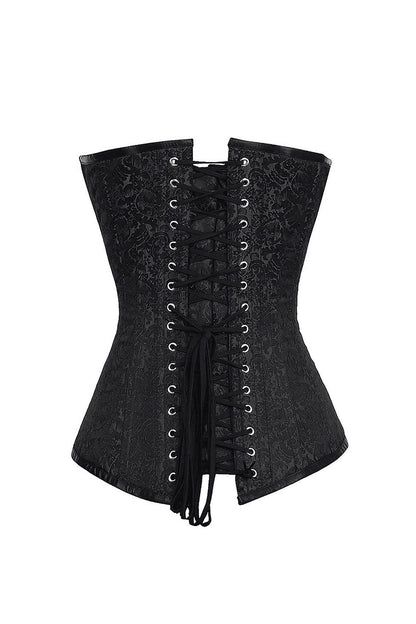 Regina Black Gothic Overbust Corset