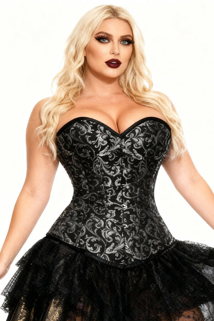 Jordan Cotton Lined Brocade Corset