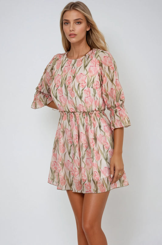 Merlin Boat Neck Dress