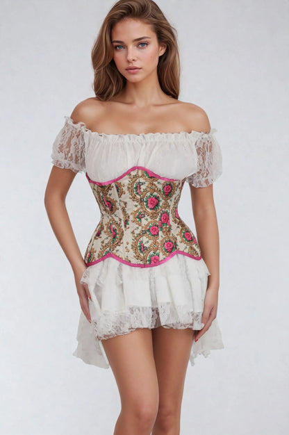 Marla Satin Curvy Corset
