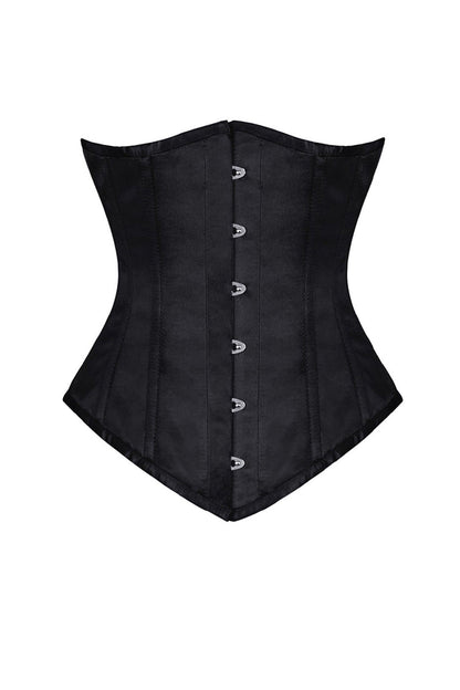 Elaina Gothic Underbust Long Satin Corset