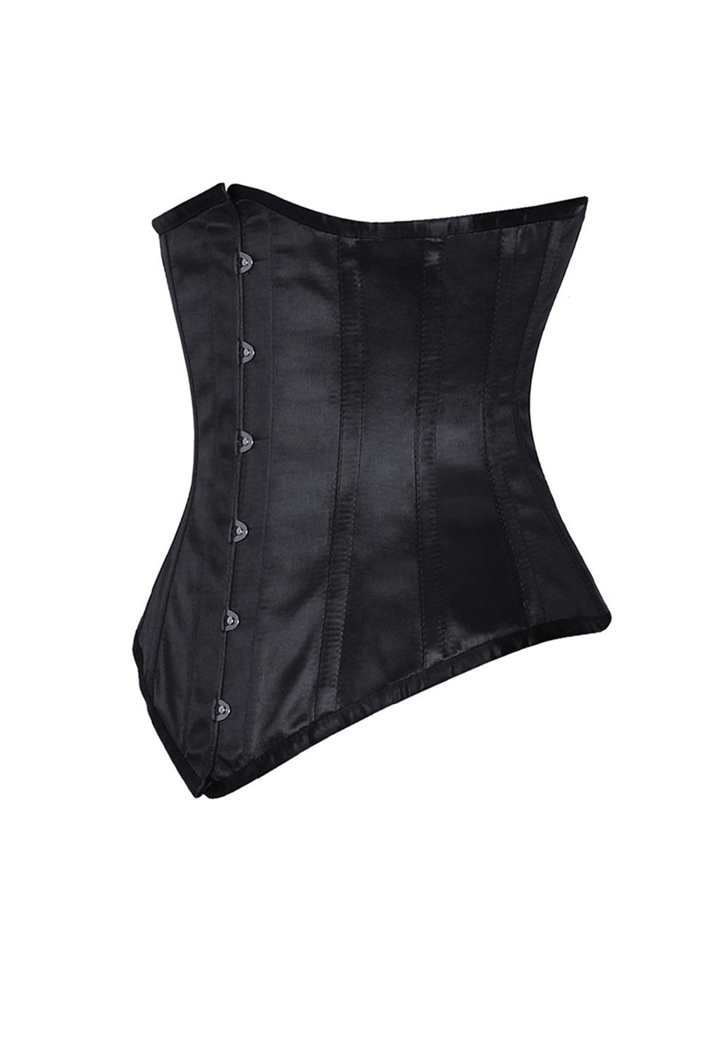 Elaina Gothic Underbust Long Satin Corset