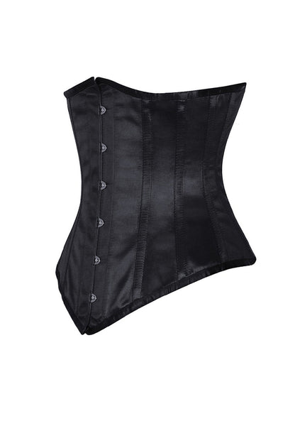 Elaina Gothic Underbust Long Satin Corset